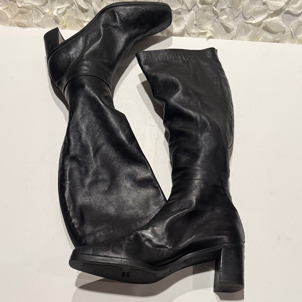 Stuart Weitzman Black Under the Knee Boots